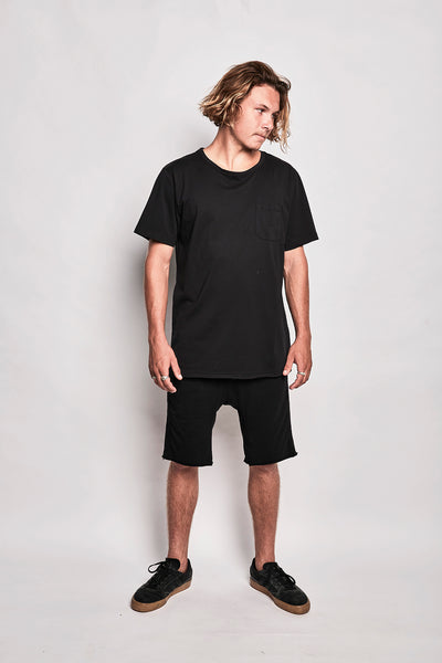 Chill Pocket Tee - Washed Black