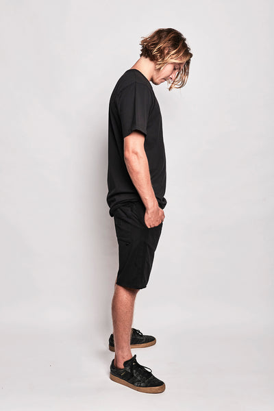 Chill Pocket Tee - Washed Black