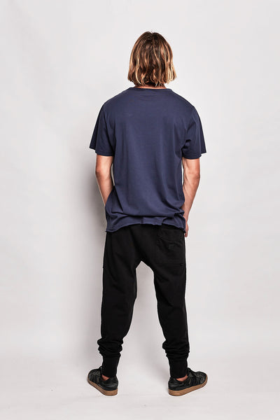 Chill Pocket Tee - Washed Dark Denim