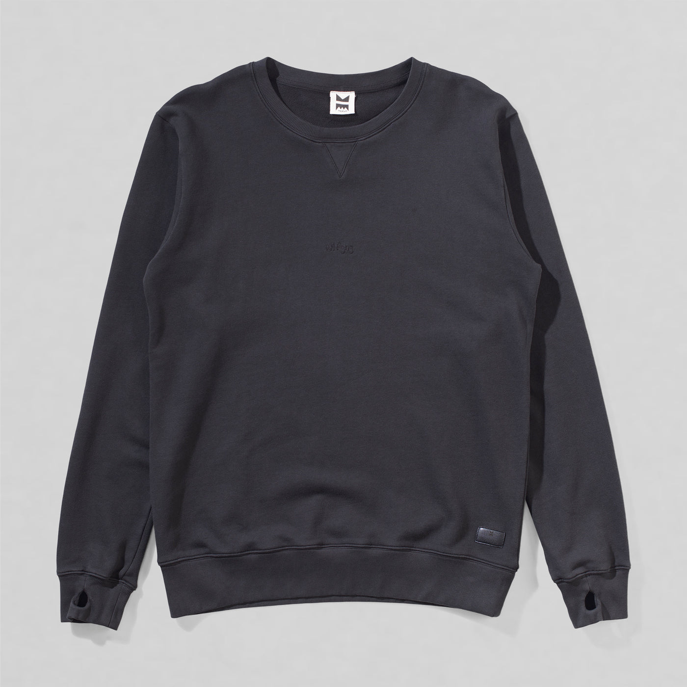 Gang Fleece Crew - Washed Soft Black