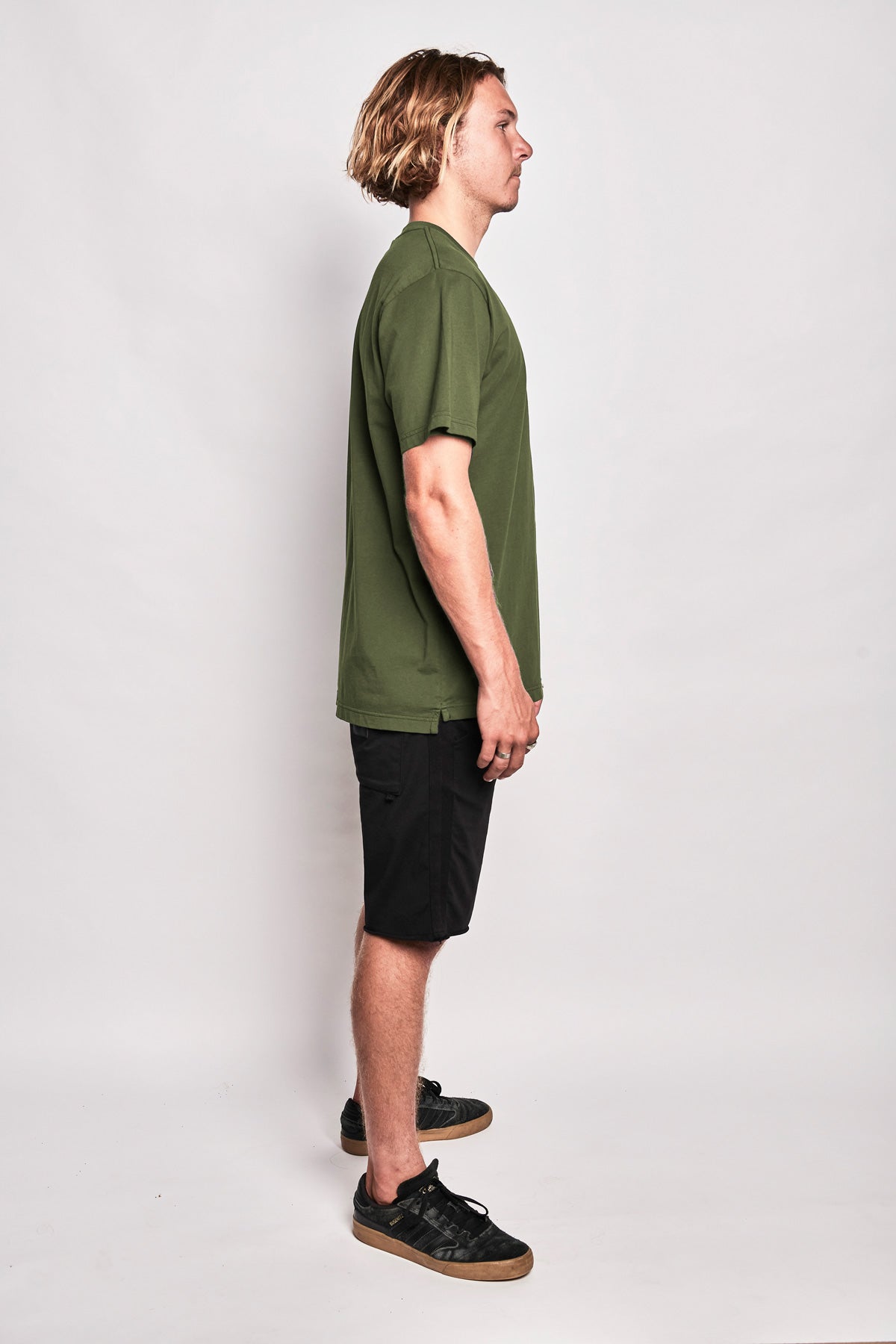 WLF Basik Tee - Washed Olivine