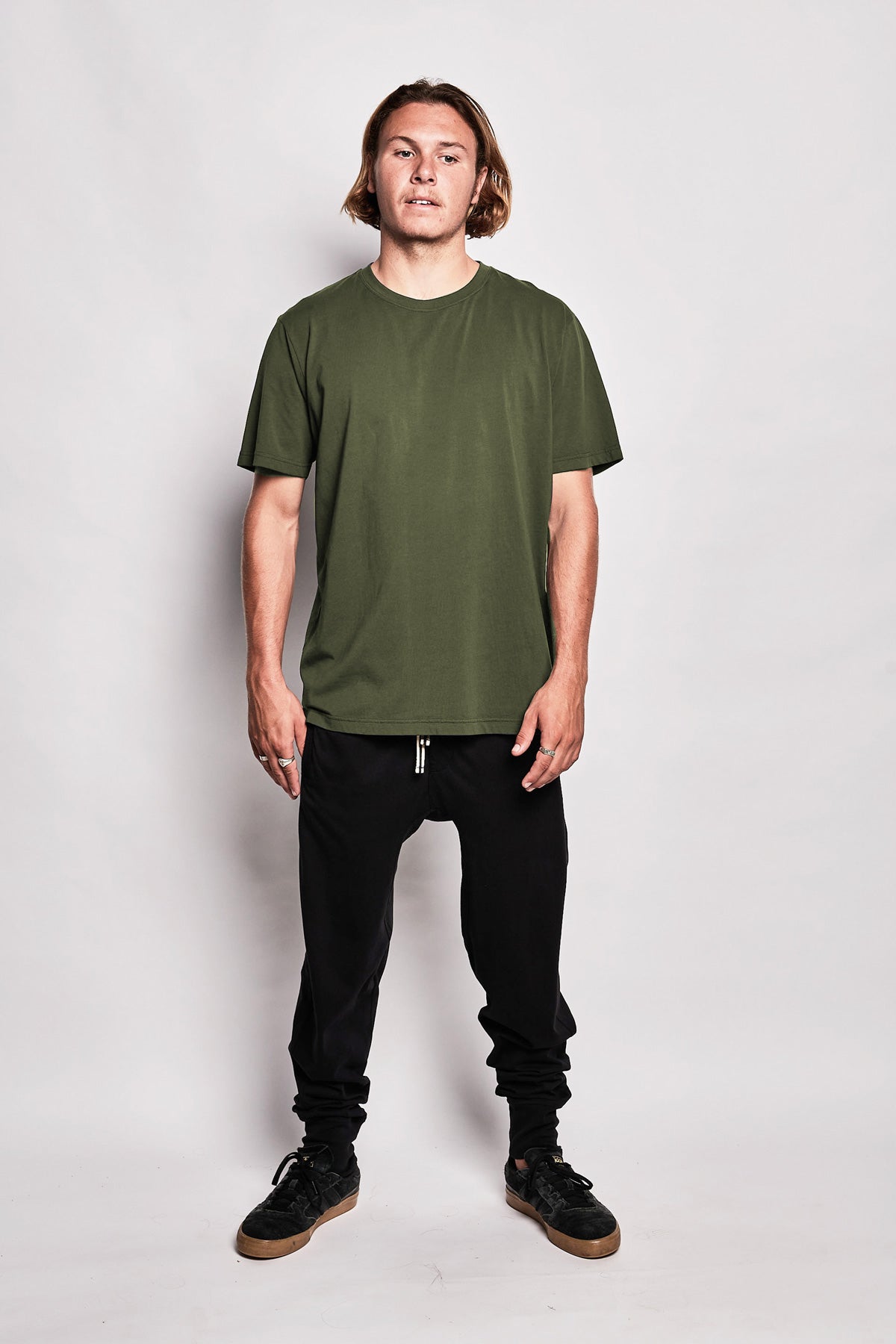 WLF Basik Tee - Washed Olivine