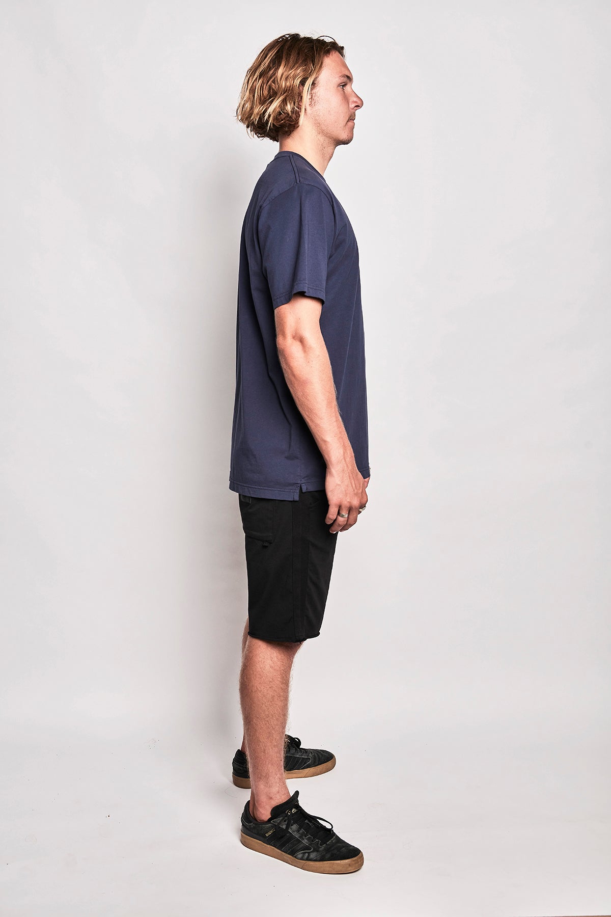 WLF Basik Tee - Washed Dark Denim