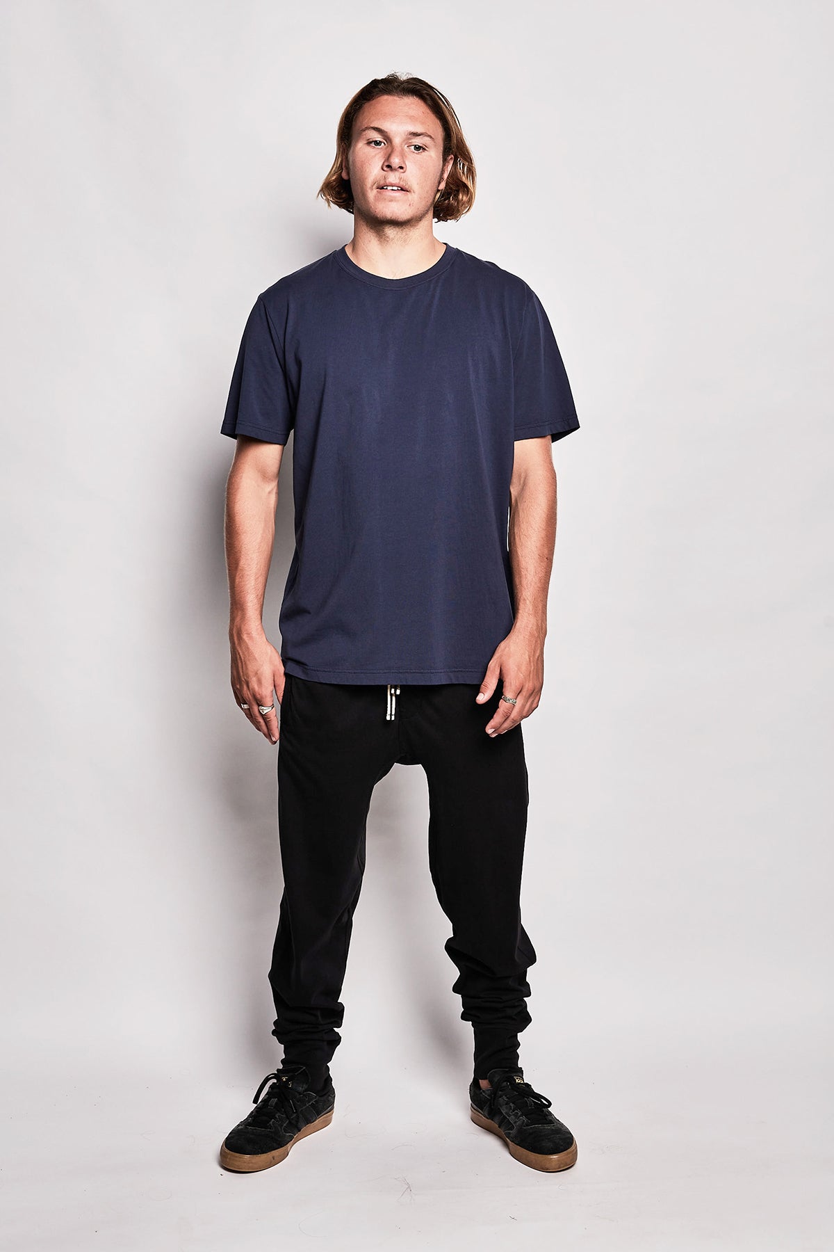 WLF Basik Tee - Washed Dark Denim