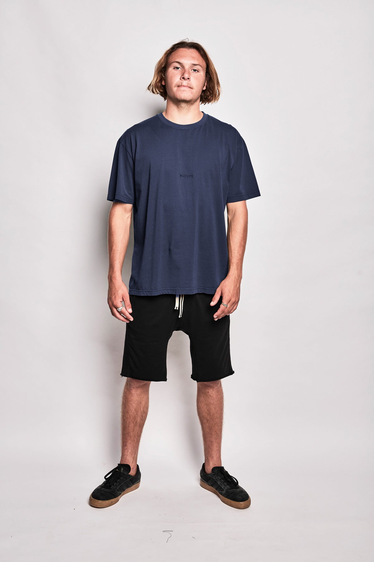 WLF Icon Tee - Washed Dark Denim