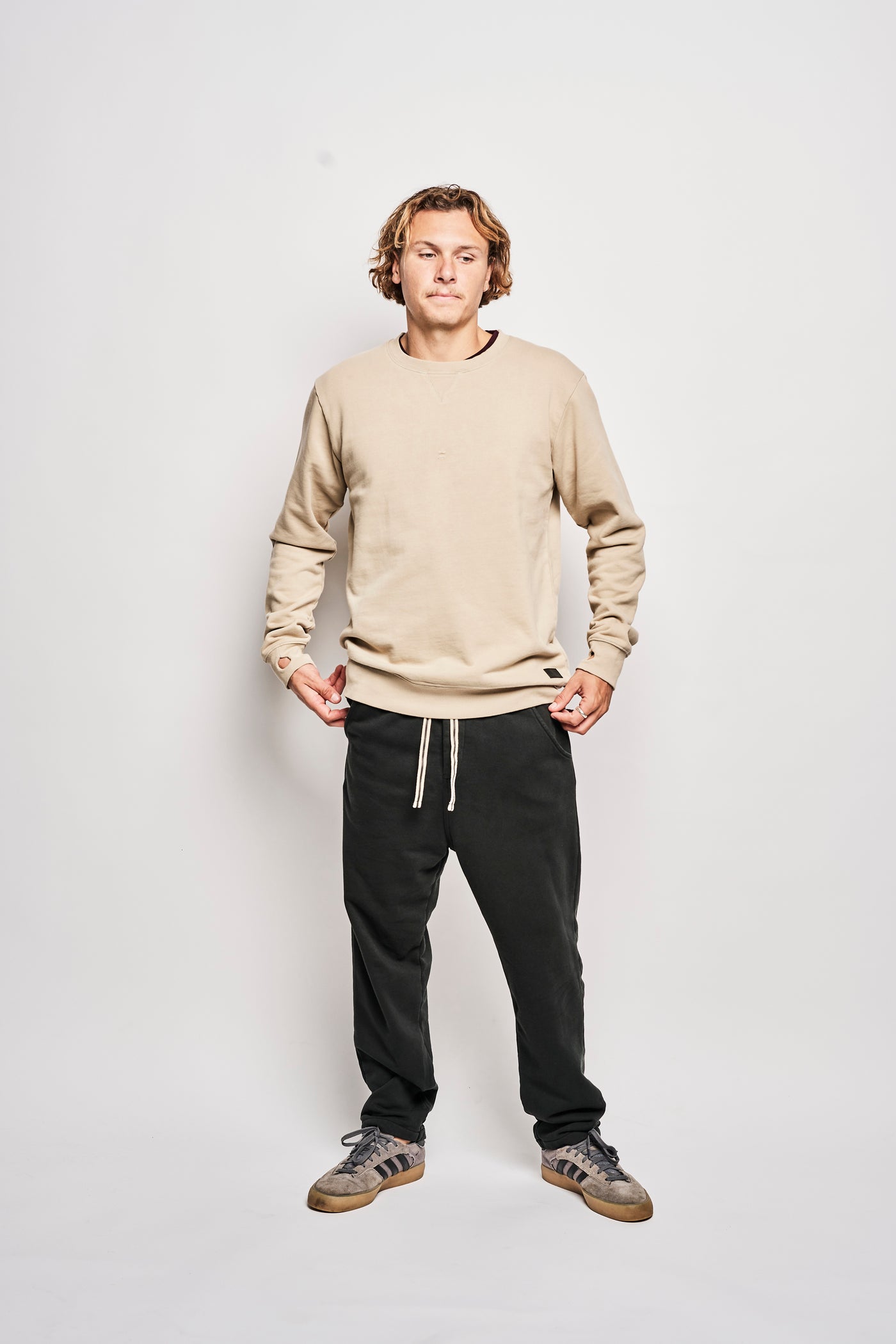 Gang Crew 2 Jumper - Washed Sand