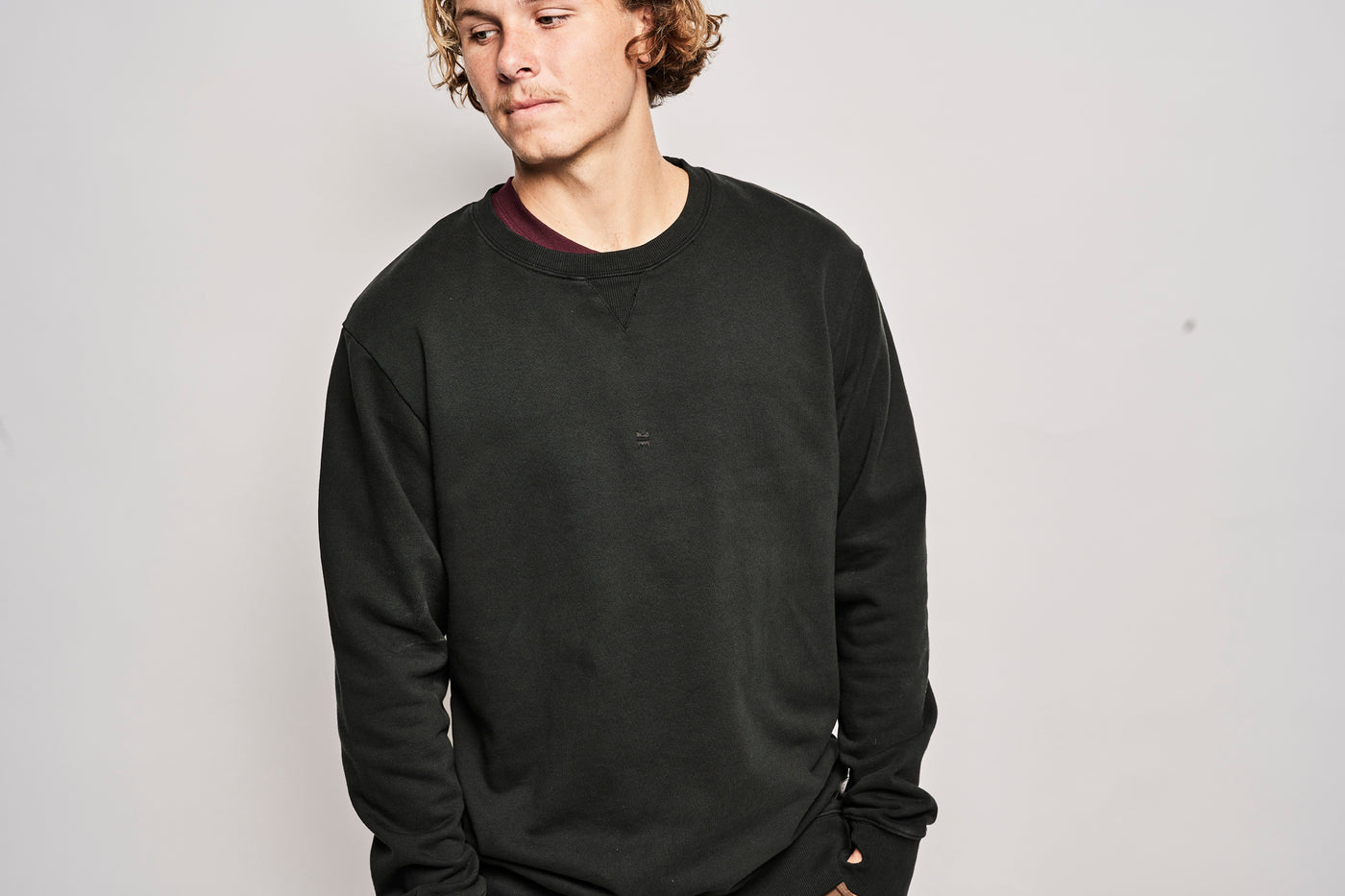 Gang Crew 2 Jumper - Washed Black